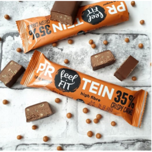 Feel Fit<br> Protein 35% Crispy Caramel Bar