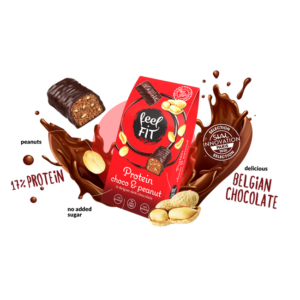 Feel Fit<br>Protein Choco & Peanut in Belgian Dark Chocolate