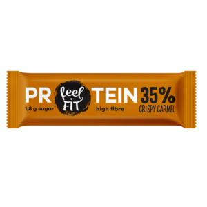 Feel Fit<br> Protein 35% Crispy Caramel Bar